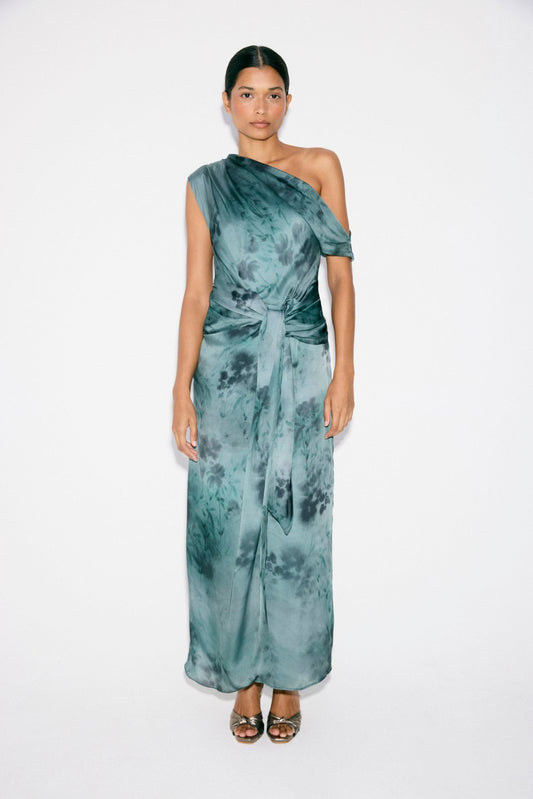 Vestido LAURINE Estampado Laguna - BIMANI