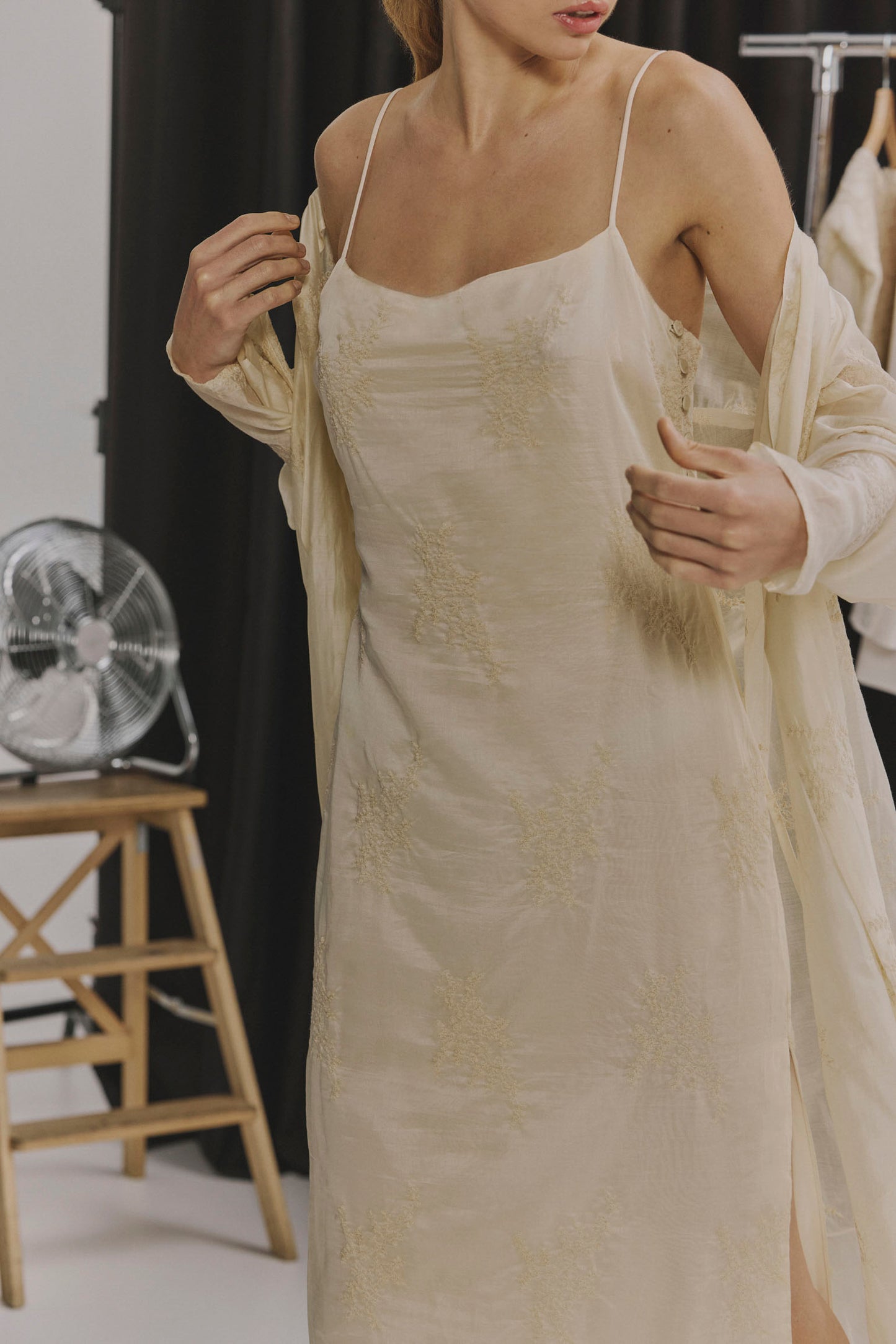 LEONIE Cream Nightgown