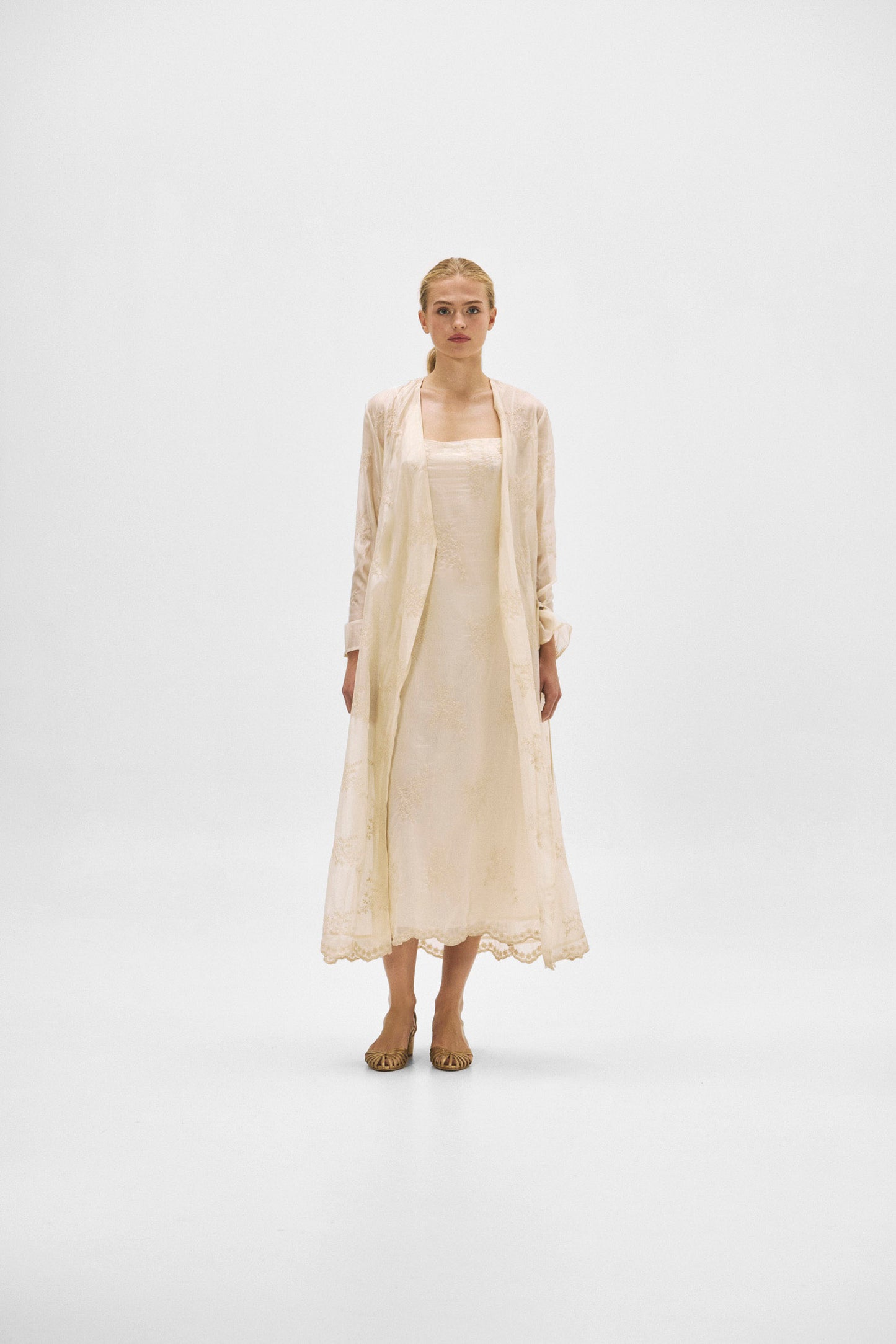 LEONIE Cream Nightgown