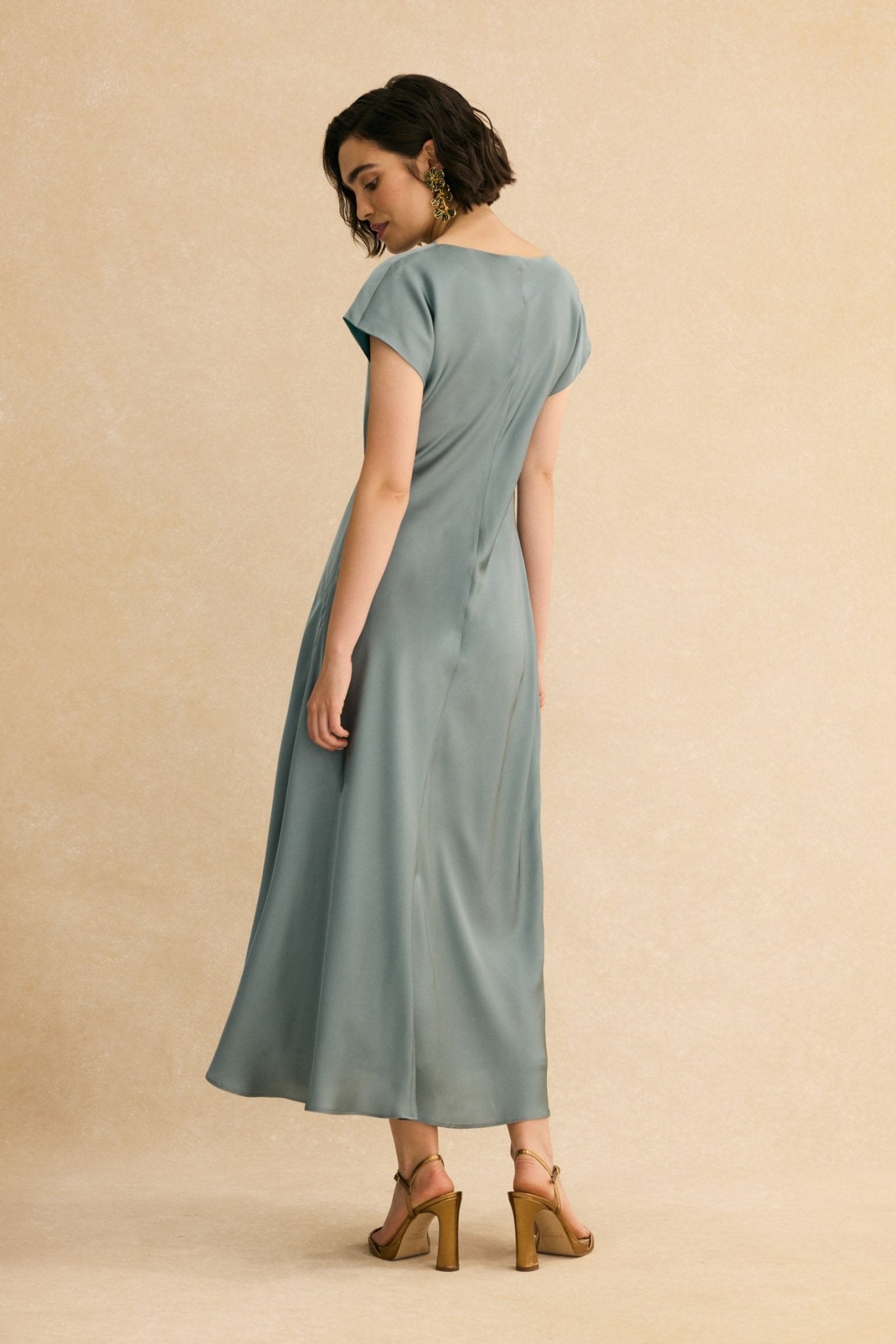 Vestido LOREN Azul Atlántico - BIMANI