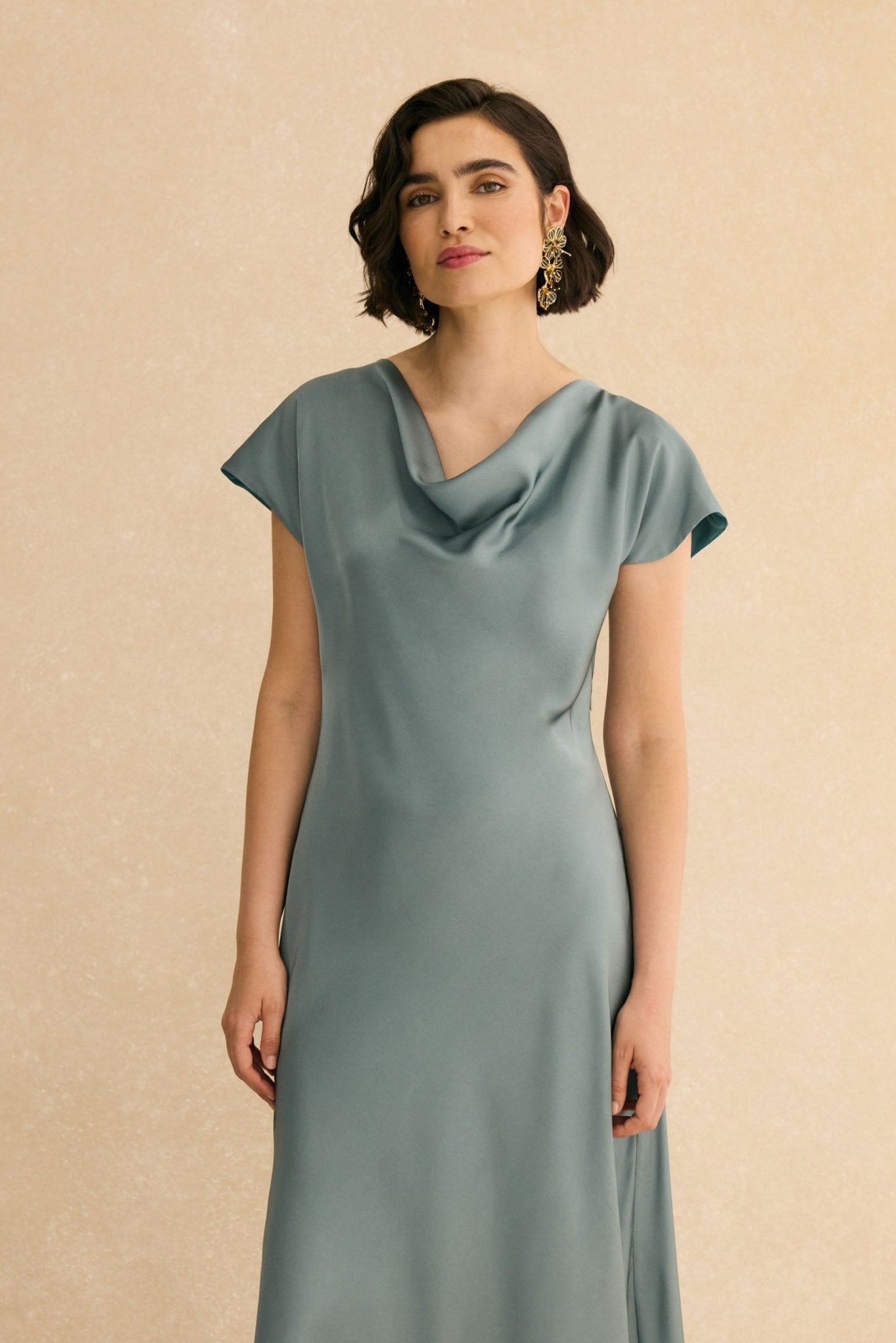 Vestido LOREN Azul Atlántico - BIMANI