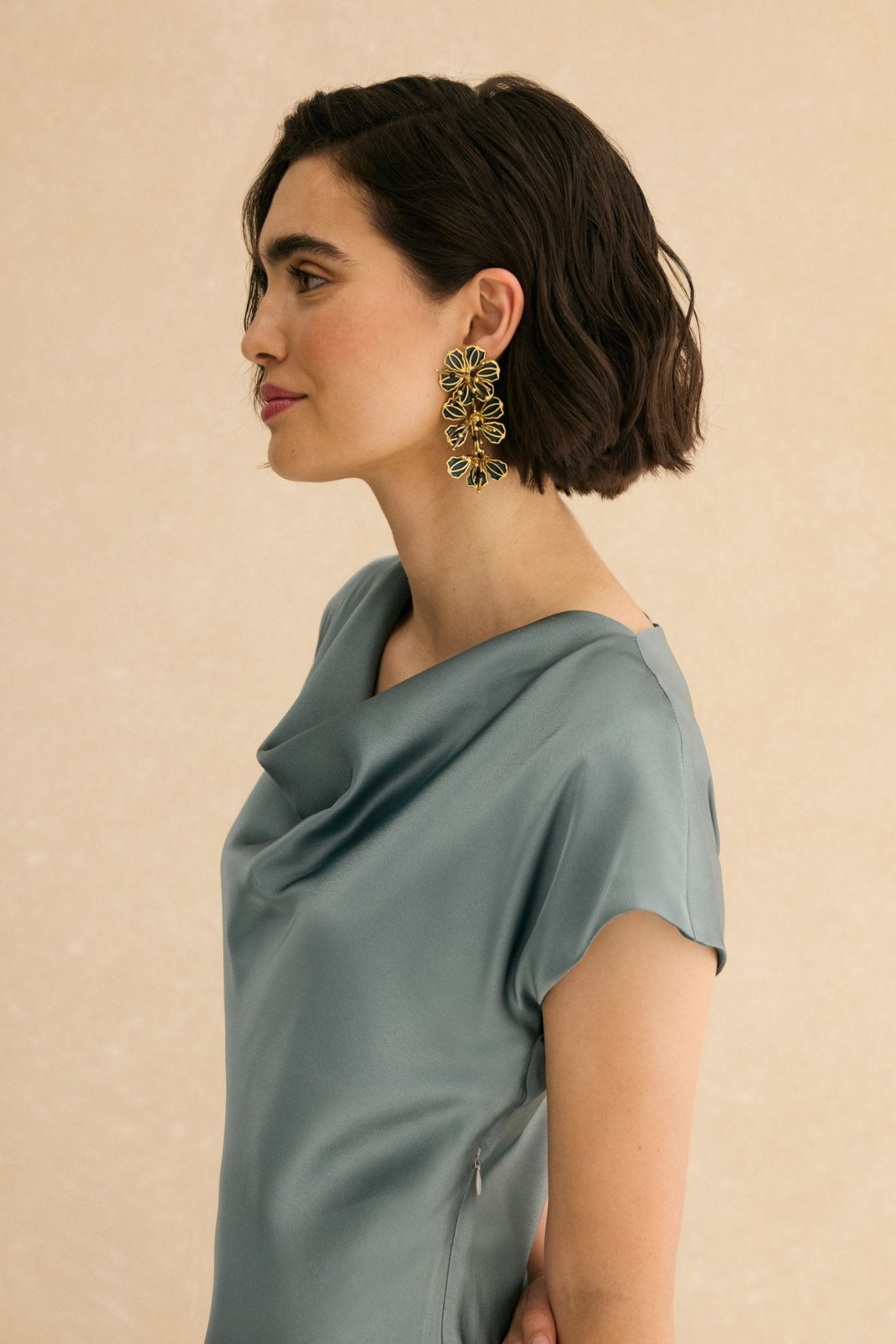 Vestido LOREN Azul Atlántico - BIMANI