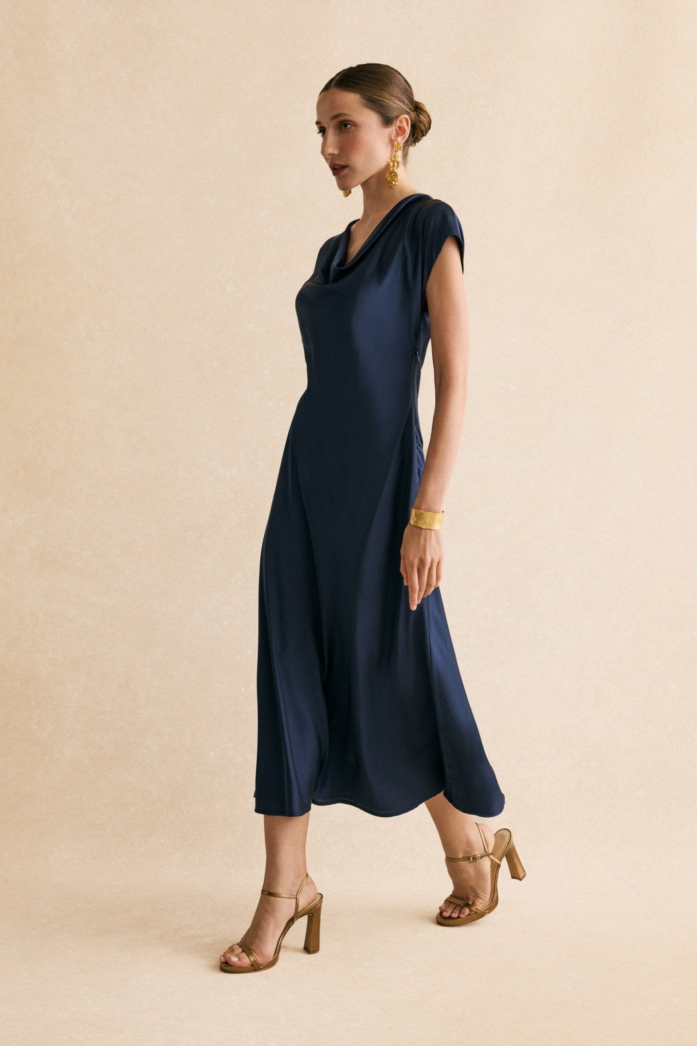 Vestido LOREN Azul Cantábrico - BIMANI