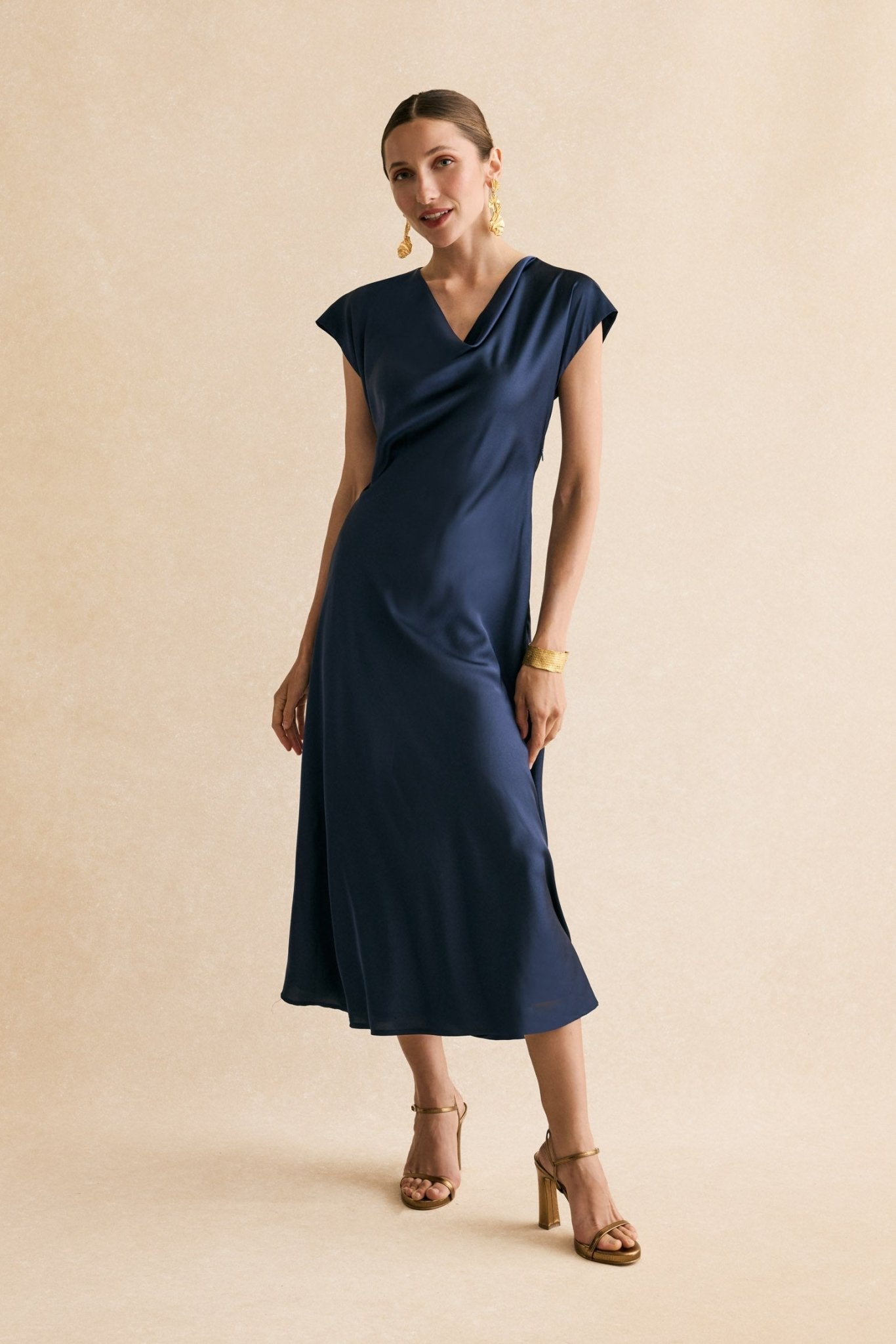 Vestido LOREN Azul Cantábrico - BIMANI