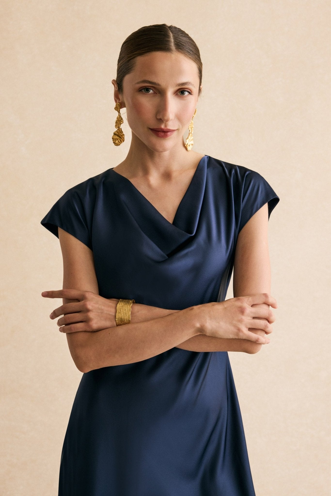 Vestido LOREN Azul Cantábrico - BIMANI