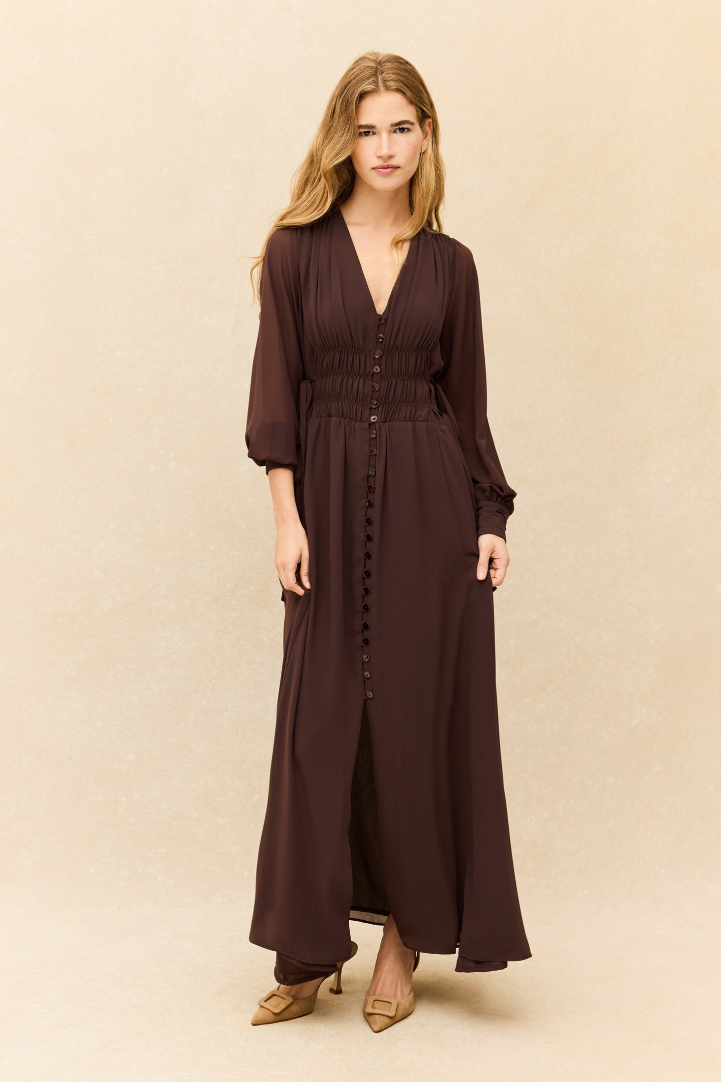 Vestido LULA Marrón Mocca