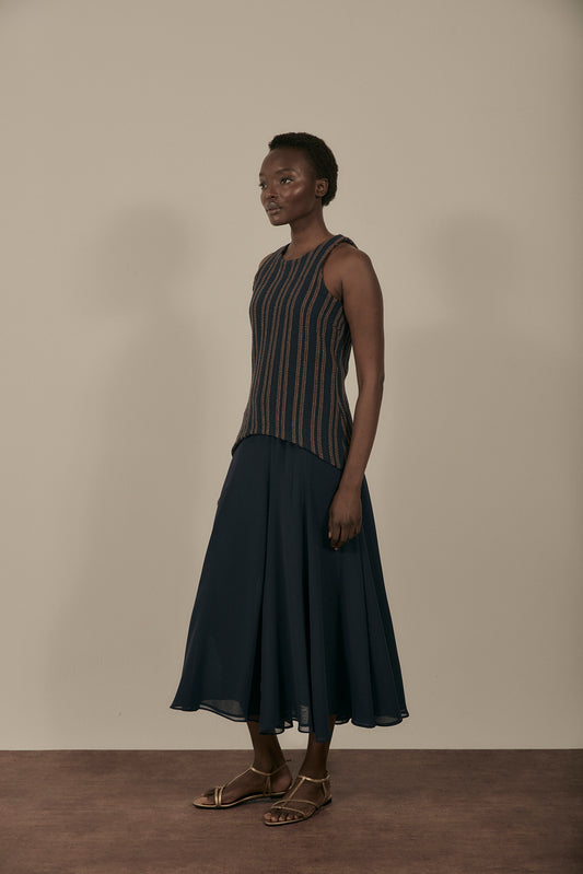 Vestido LUNÉ Rayas Azul