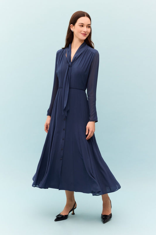 Vestido LYRA Azul Cantábrico - BIMANI