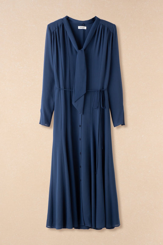 Vestido LYRA Azul Cantábrico - BIMANI
