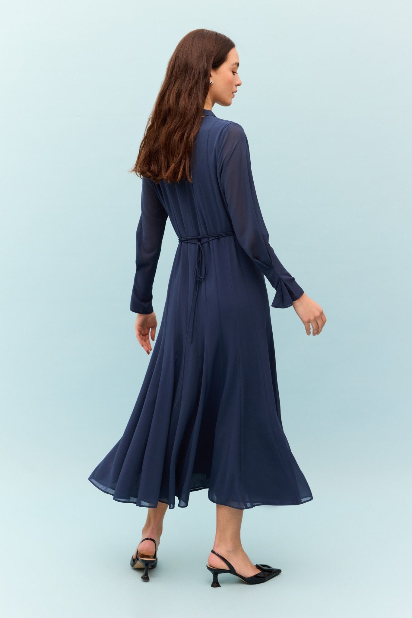 Vestido LYRA Azul Cantábrico - BIMANI