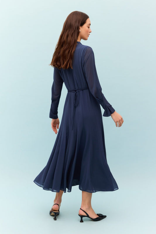 Vestido LYRA Azul Cantábrico - BIMANI