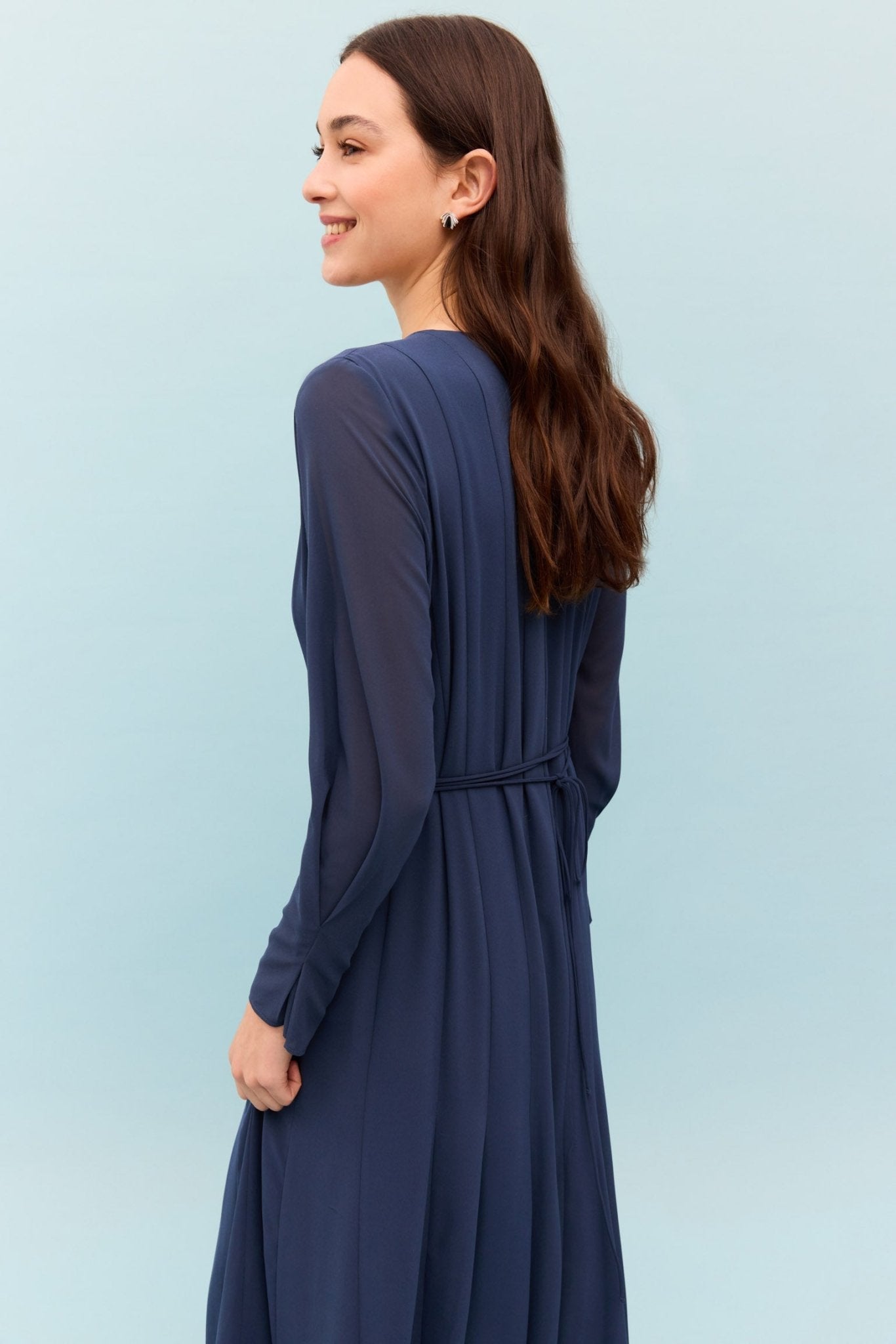 Vestido LYRA Azul Cantábrico - BIMANI