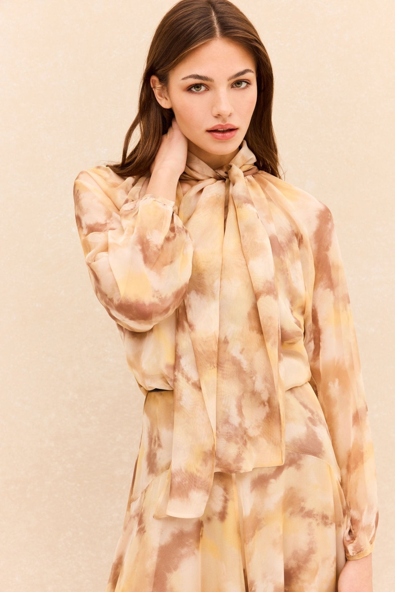 Vestido MAREN Estampado Caliza - BIMANI