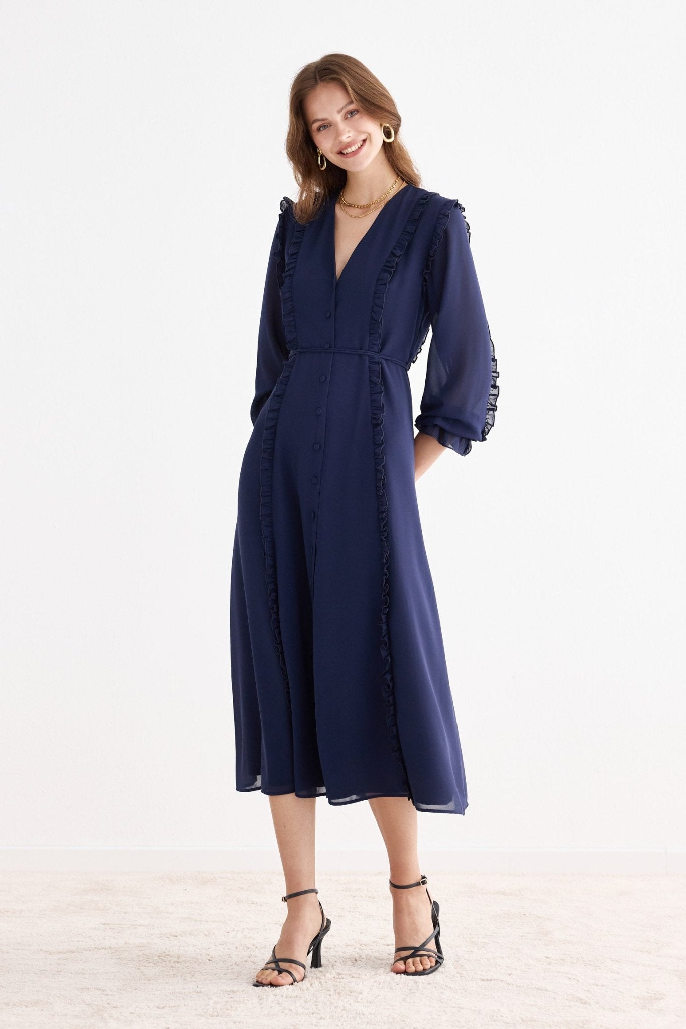 Vestido MARGARET Blue - BIMANI
