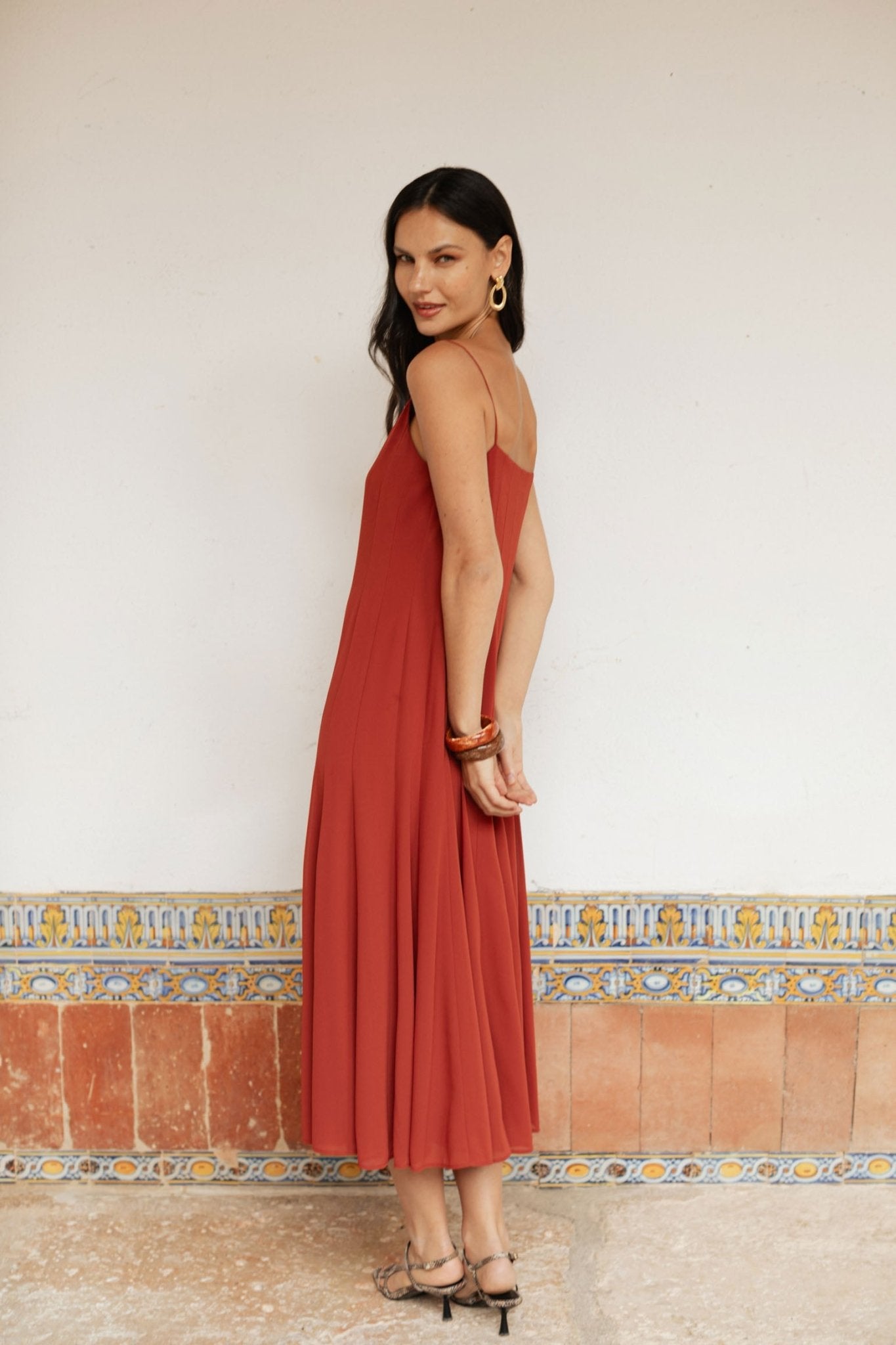 Vestido MARIEL Burnt - BIMANI
