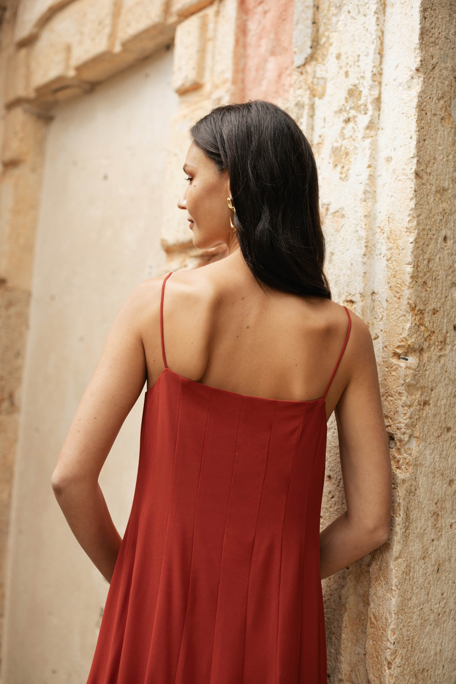 Vestido MARIEL Burnt - BIMANI
