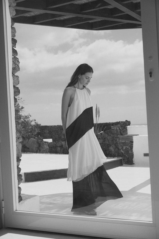 Vestido MARIN Negro Caliza - BIMANI