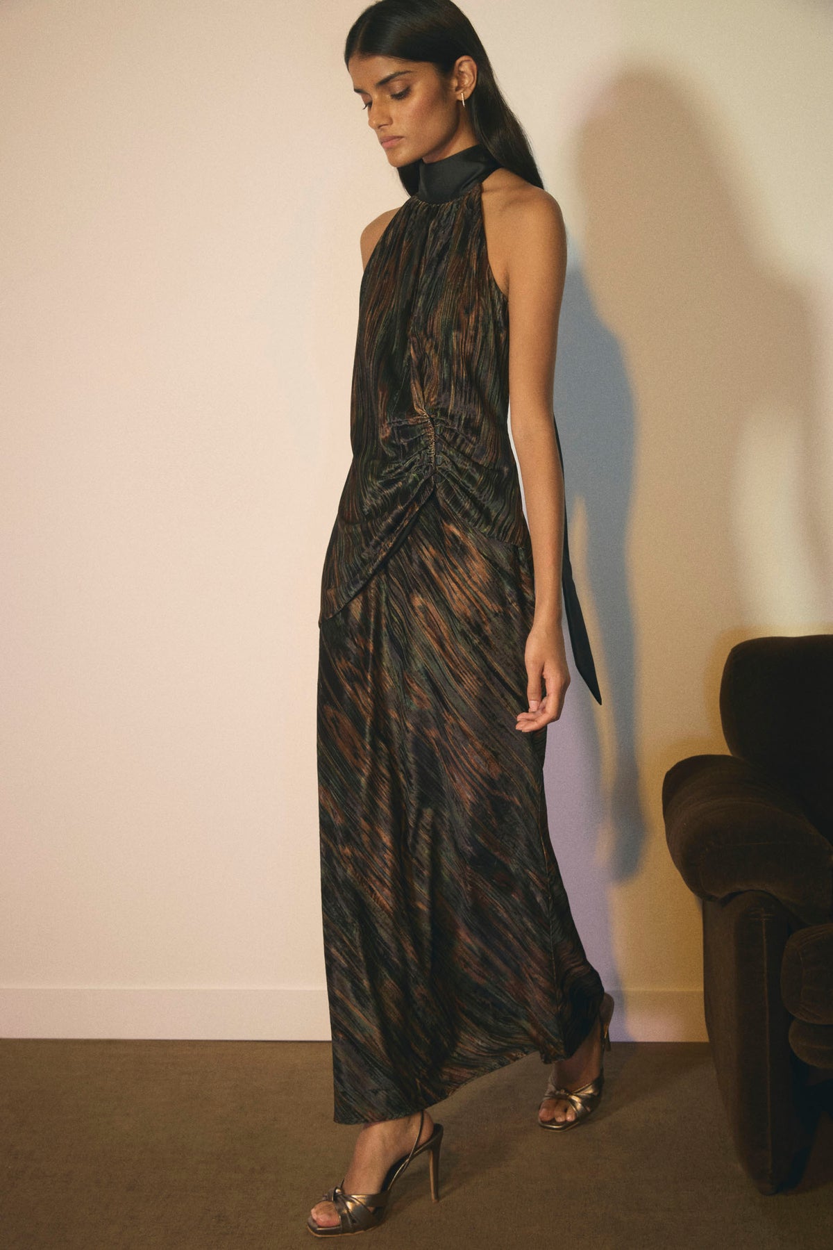 MARLINE Jade Print Dress