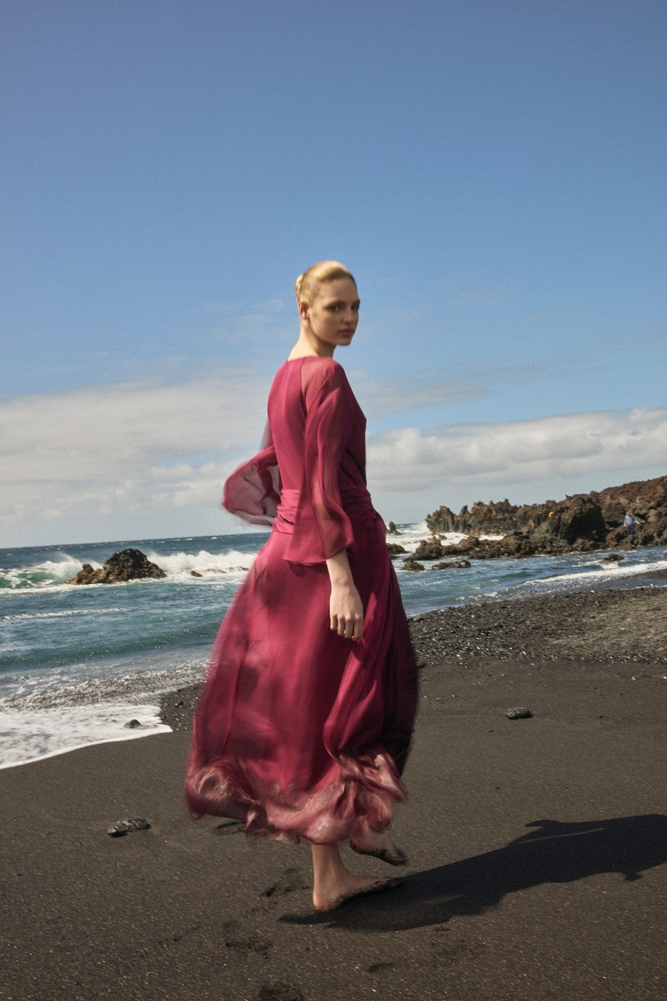 Vestido NALENA Cereza Árida - BIMANI