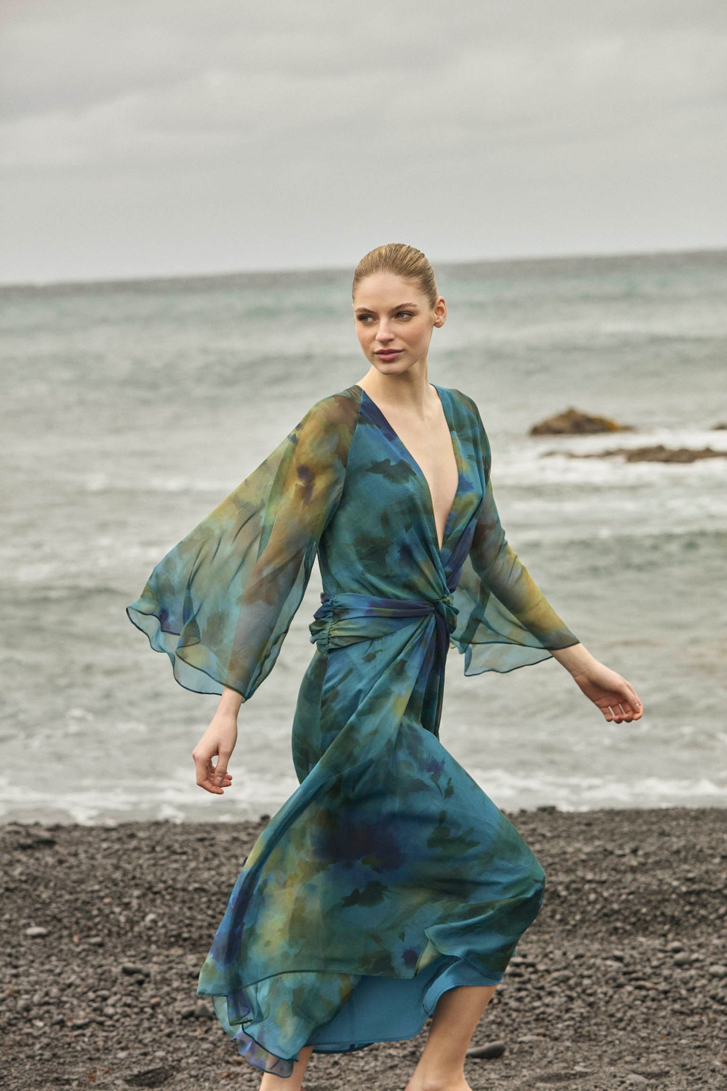 Vestido NALENA Estampado Basalto - BIMANI