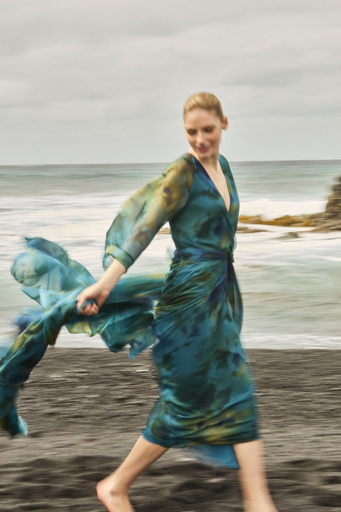 Vestido NALENA Estampado Basalto - BIMANI