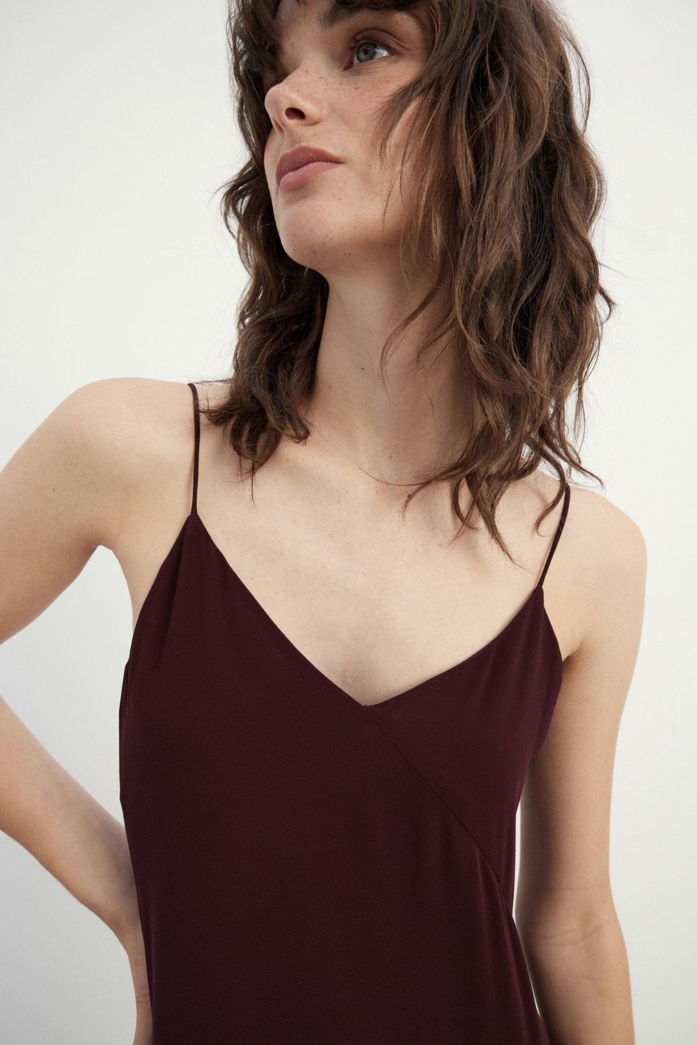 Vestido NAMIBIA Burgundy - BIMANI