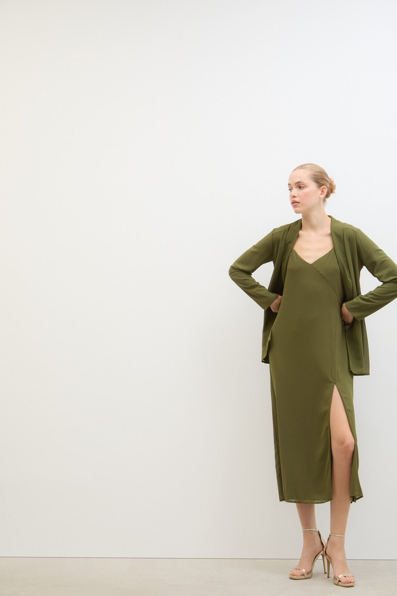 Vestido NAMIBIA Khaki - BIMANI