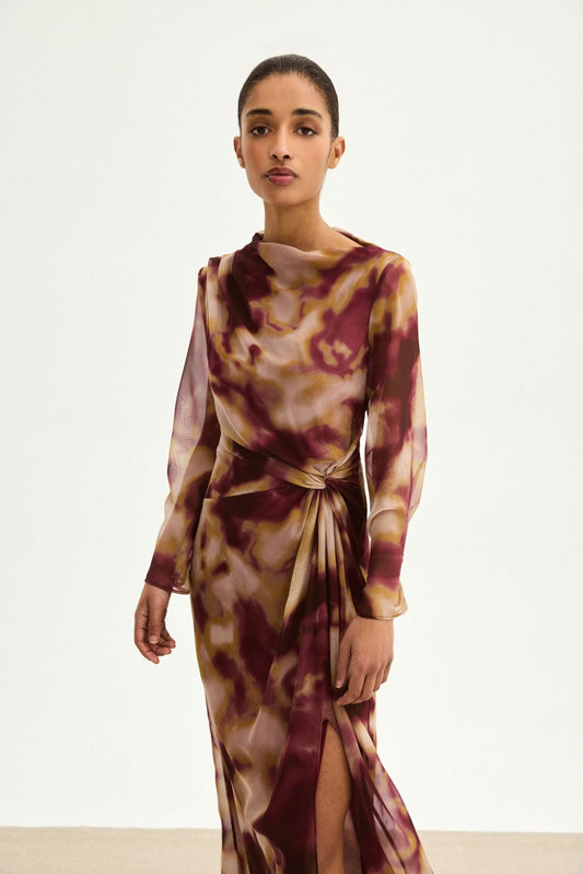 Vestido NICOLE Estampado Cereza - BIMANI
