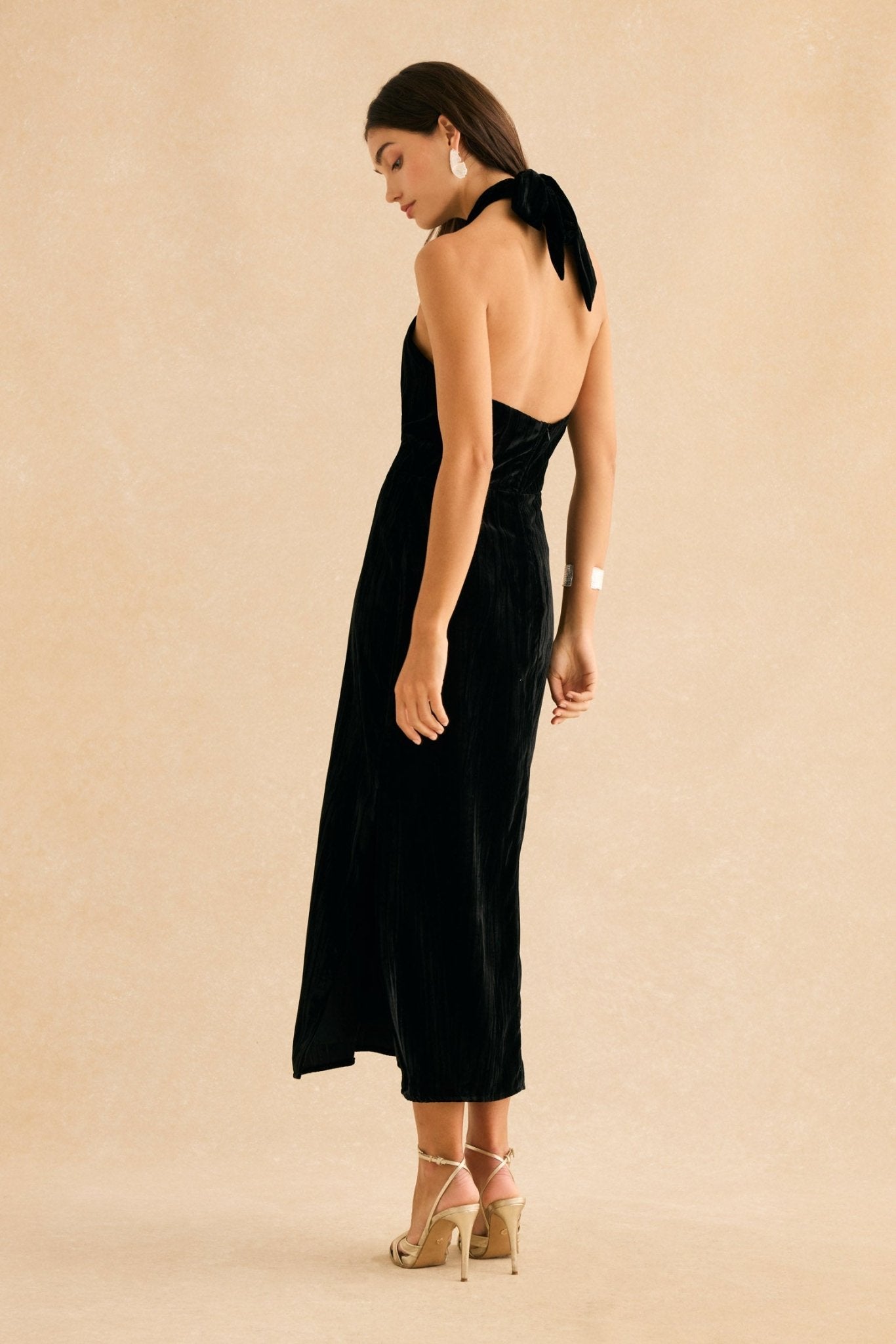 Vestido OLINDA Negro Magnético - BIMANI