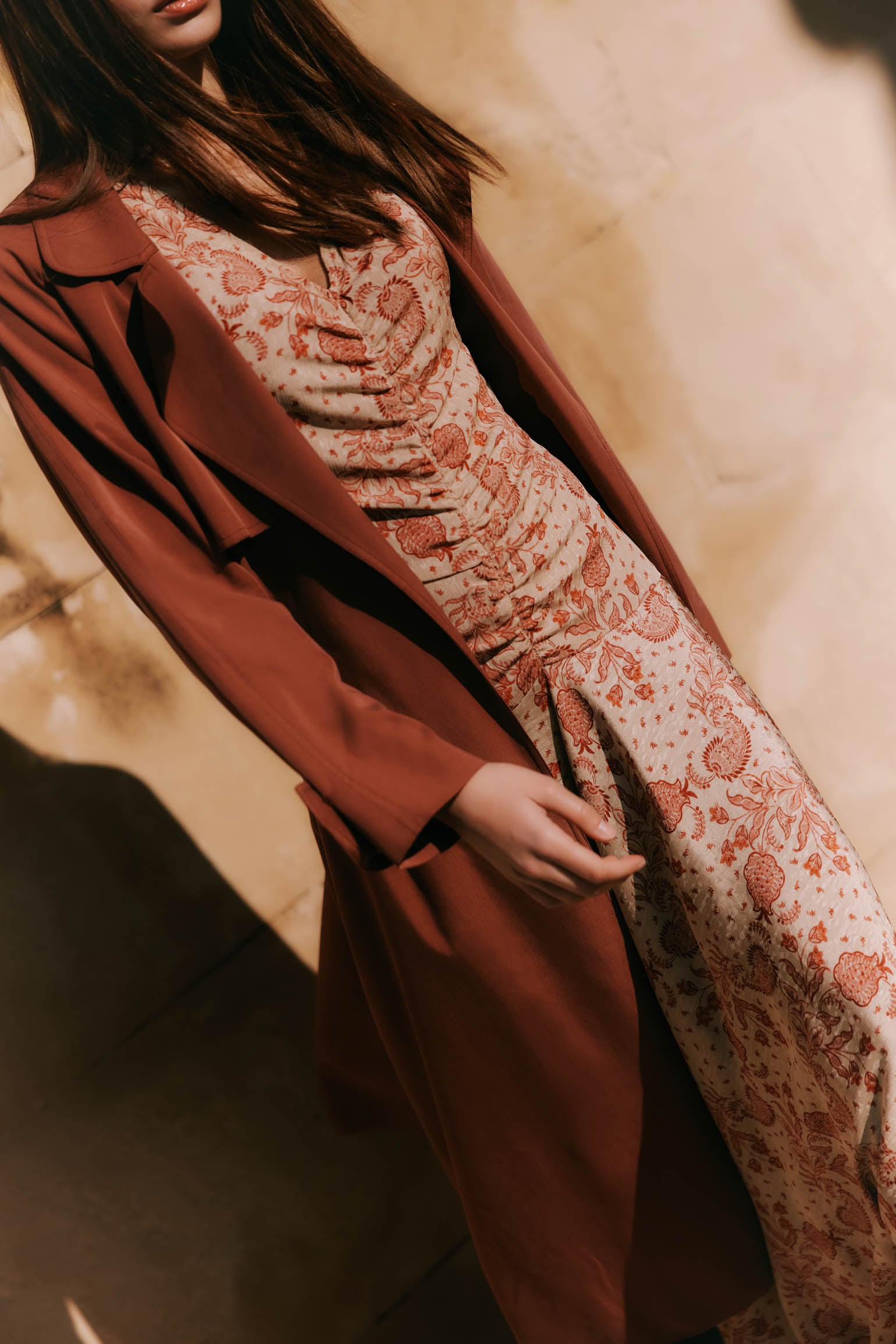 Vestido PAISELLE Estampado Teja - BIMANI