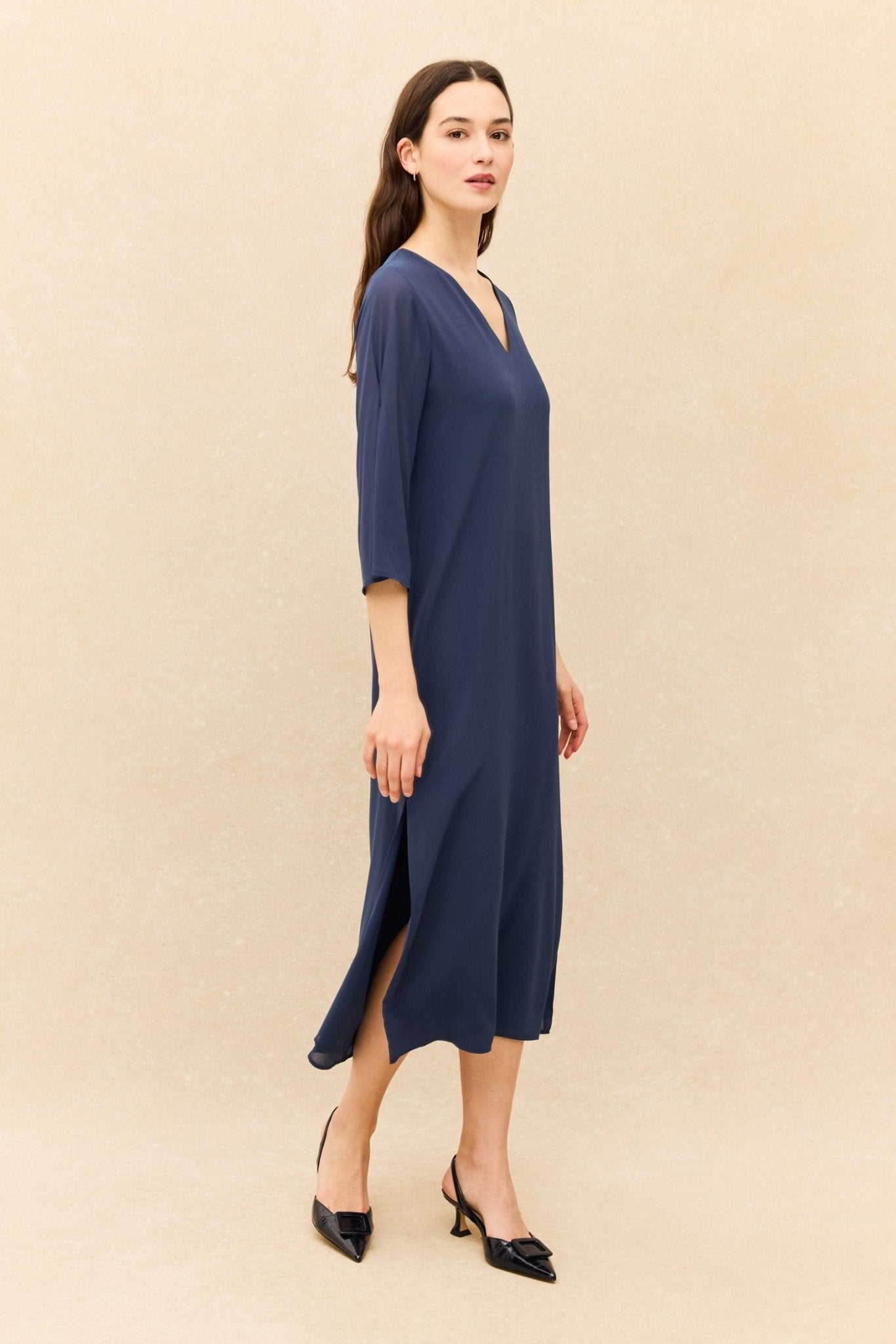 Vestido SIROCO Azul Cantábrico - BIMANI