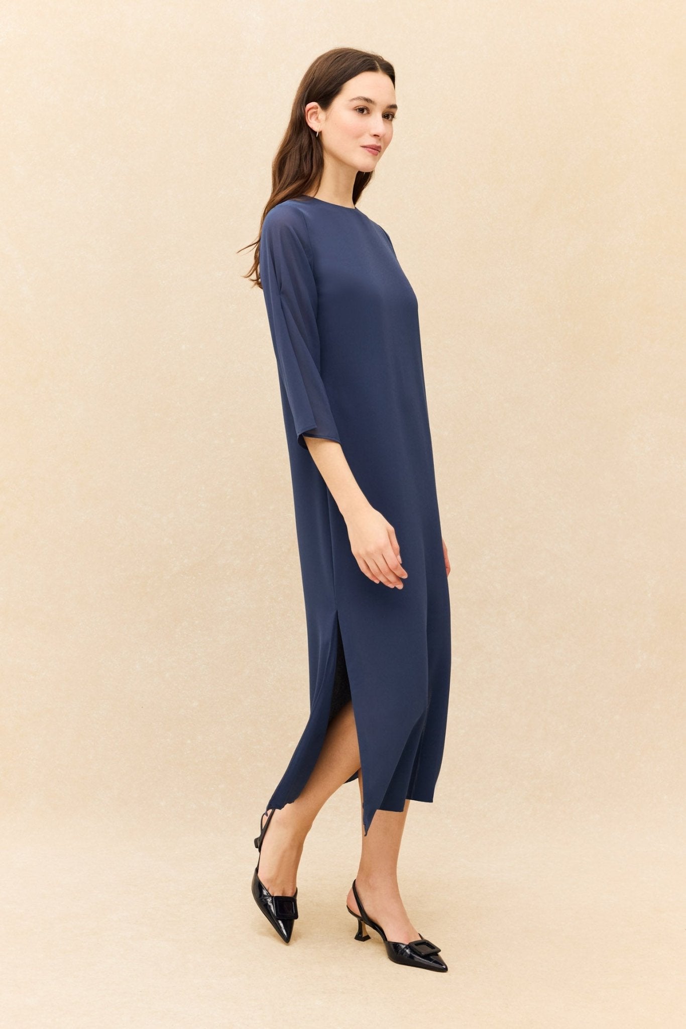 Vestido SIROCO Azul Cantábrico - BIMANI