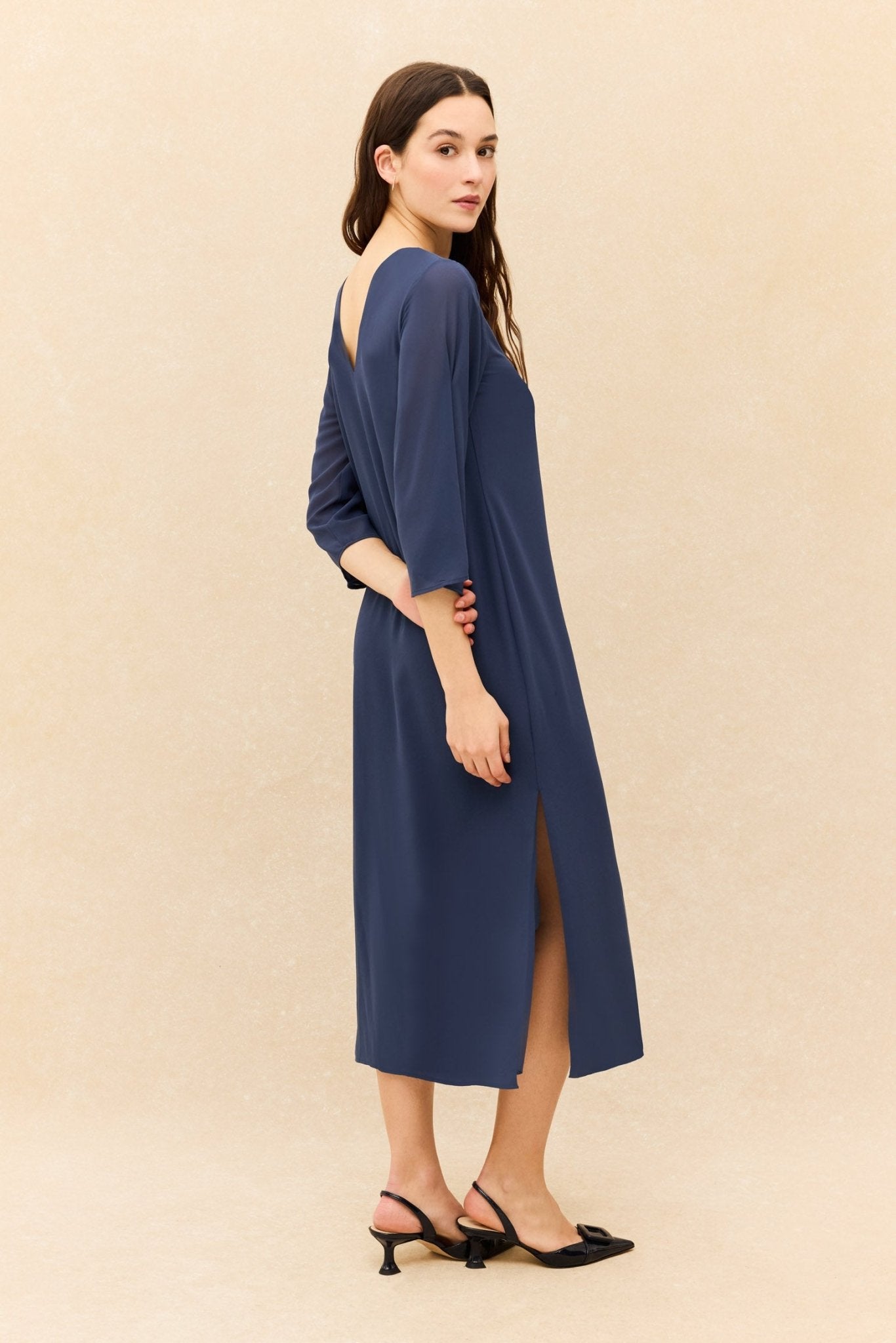 Vestido SIROCO Azul Cantábrico - BIMANI