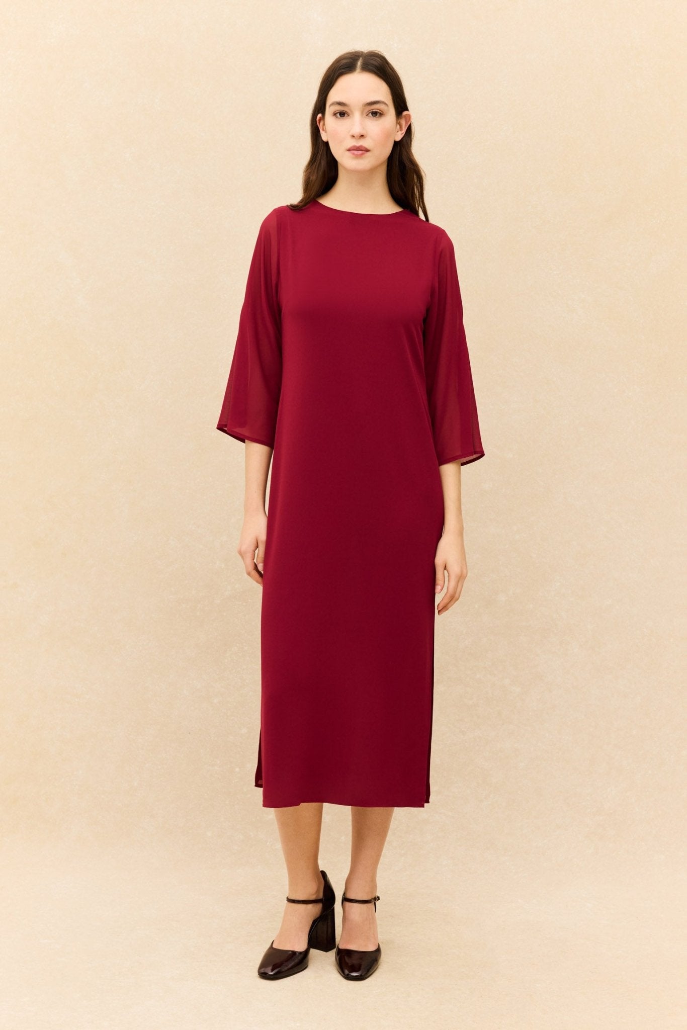 Vestido SIROCO Burdeos Monastrell - BIMANI