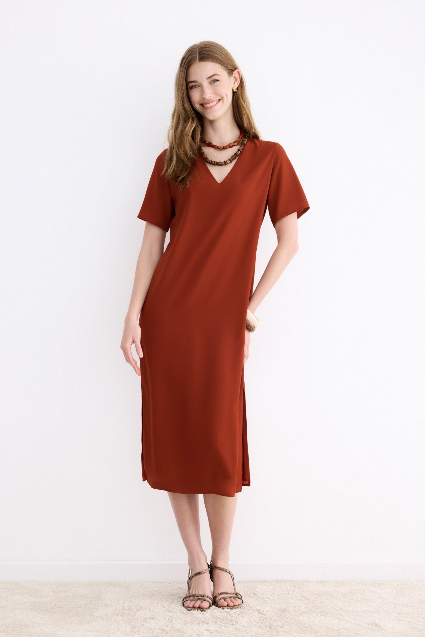 Vestido PIROPO Burnt - BIMANI