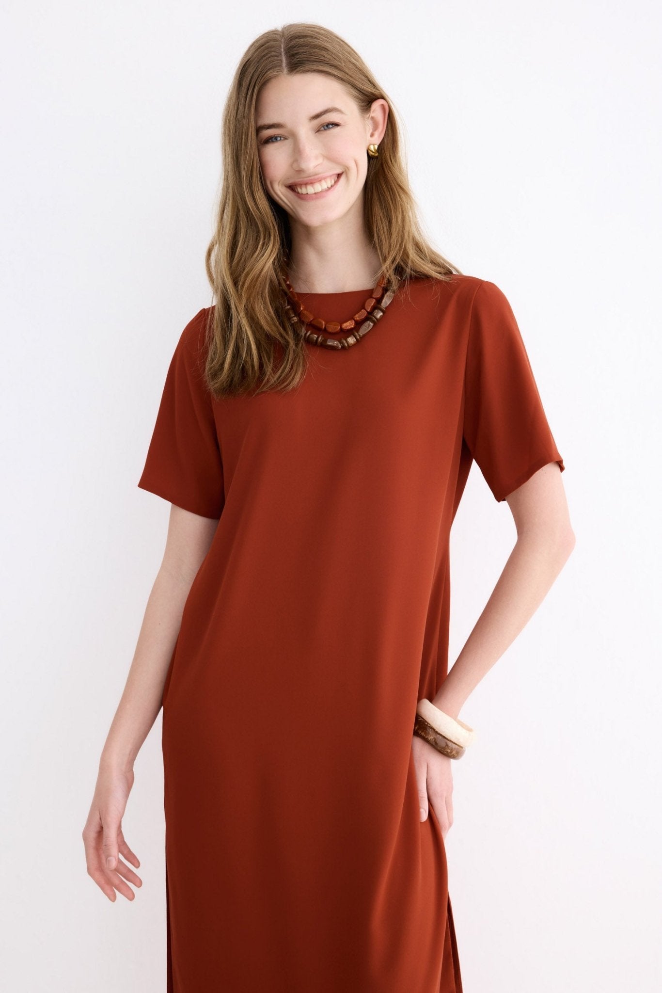 Vestido PIROPO Burnt - BIMANI