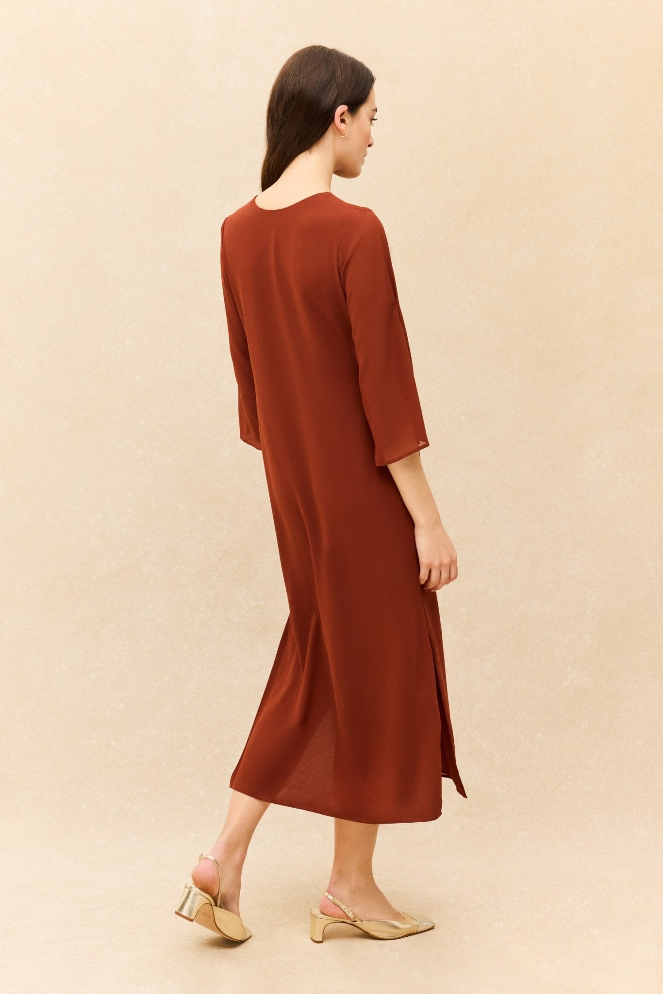 Vestido SIROCO Teja Caldero - BIMANI