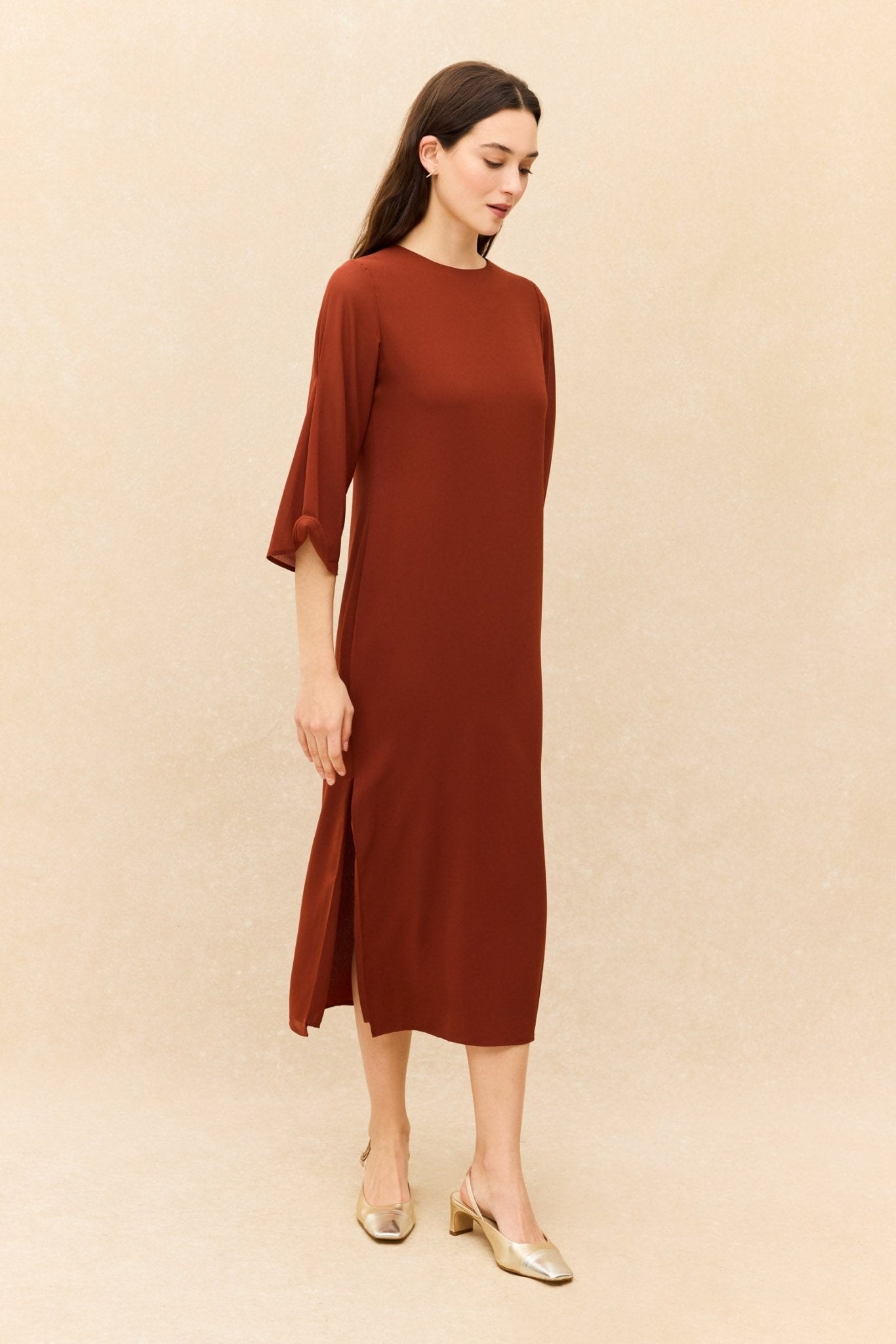 Vestido SIROCO Teja Caldero - BIMANI