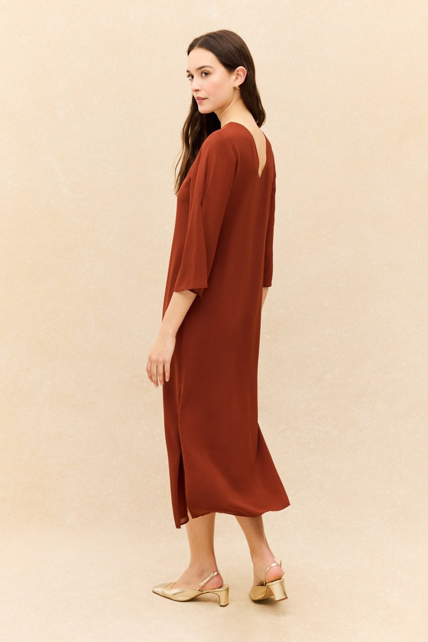 Vestido SIROCO Teja Caldero - BIMANI