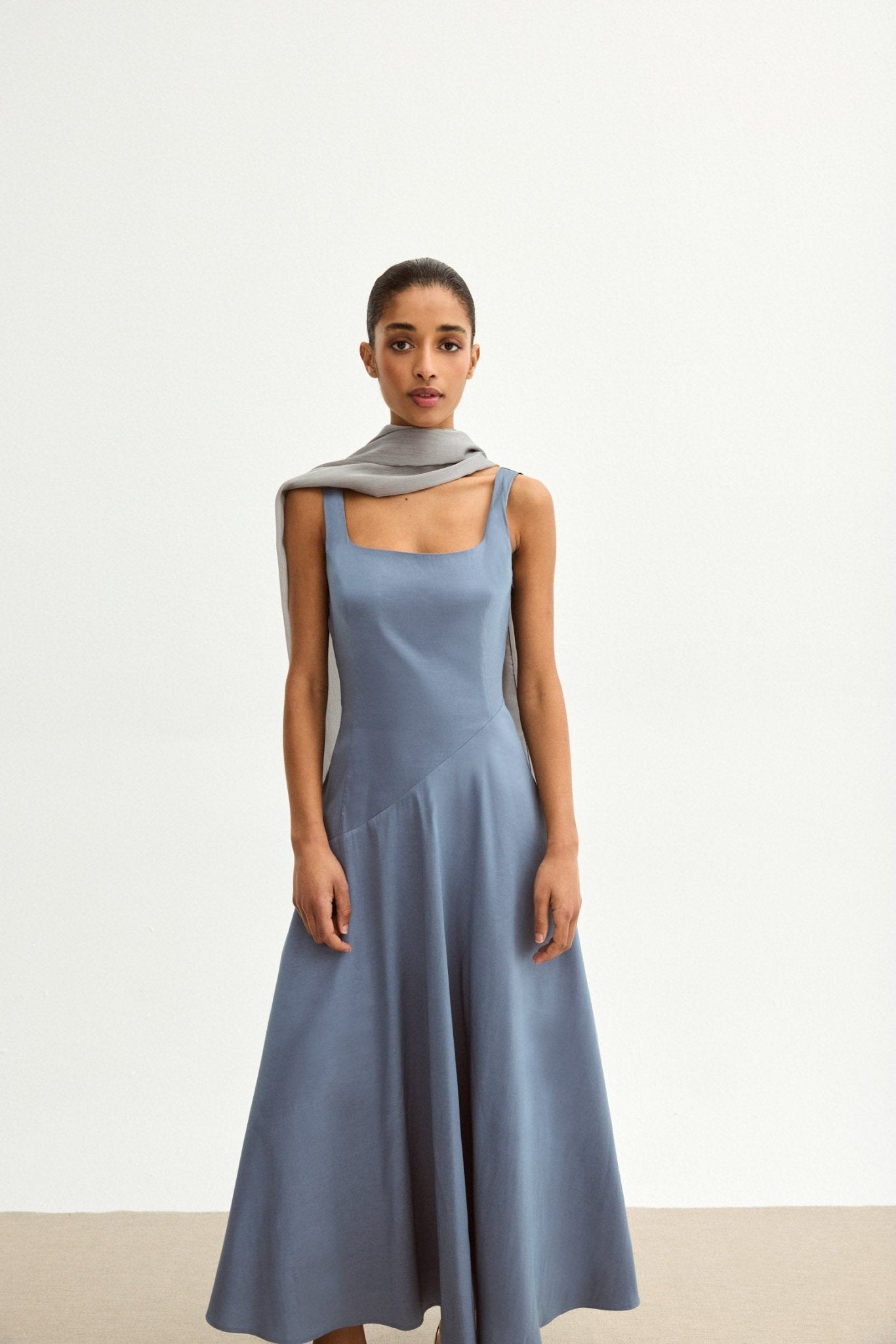 Vestido RENATTA Azul Laguna - BIMANI