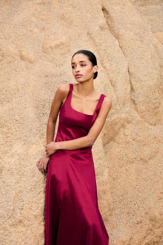 Vestido RENATTA Cereza Árida - BIMANI