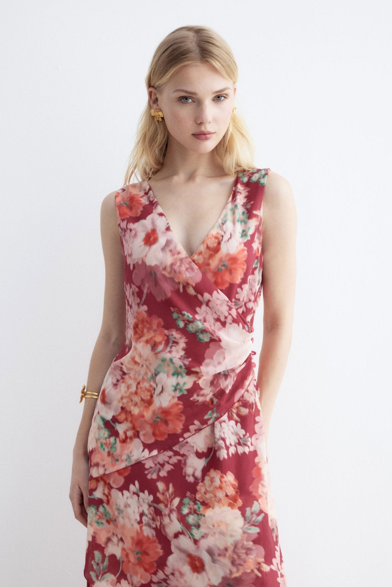 Vestido RENÉE Print Rose - BIMANI