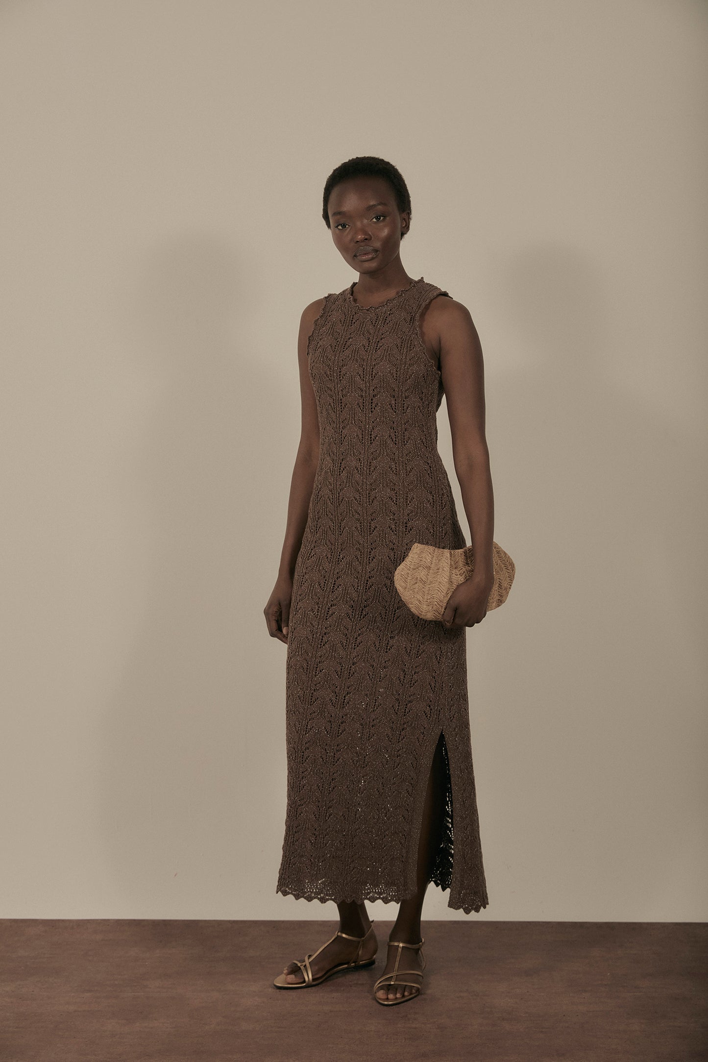 Vestido SELIN Marrón