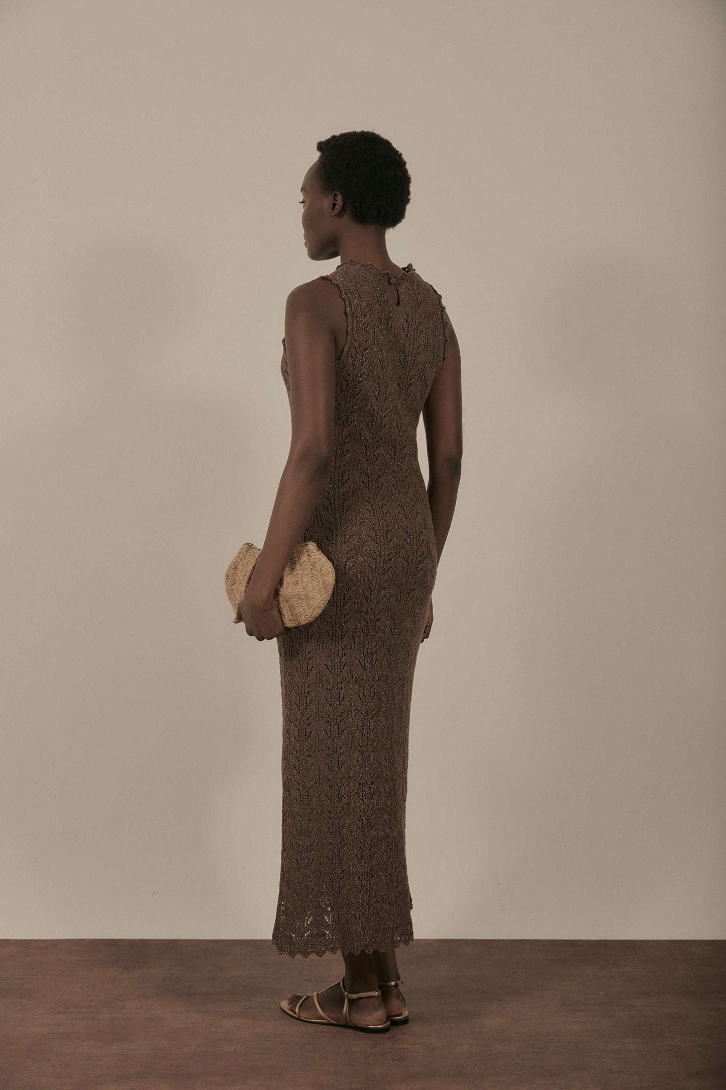 Vestido SELIN Marrón