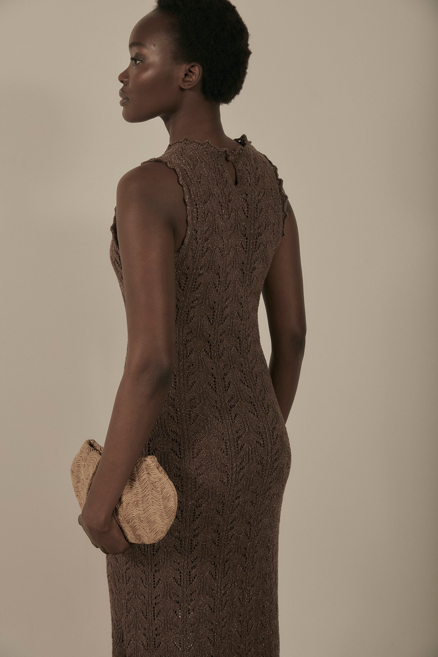 Vestido SELIN Marrón