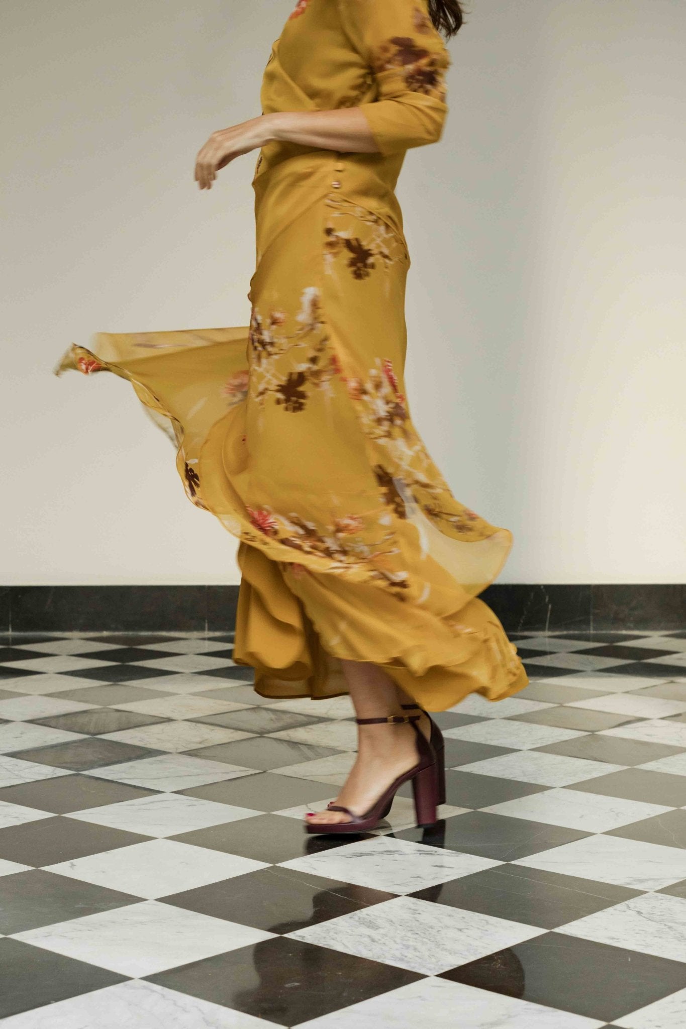 Vestido GIA SIBI Estampado Ámbar - BIMANI