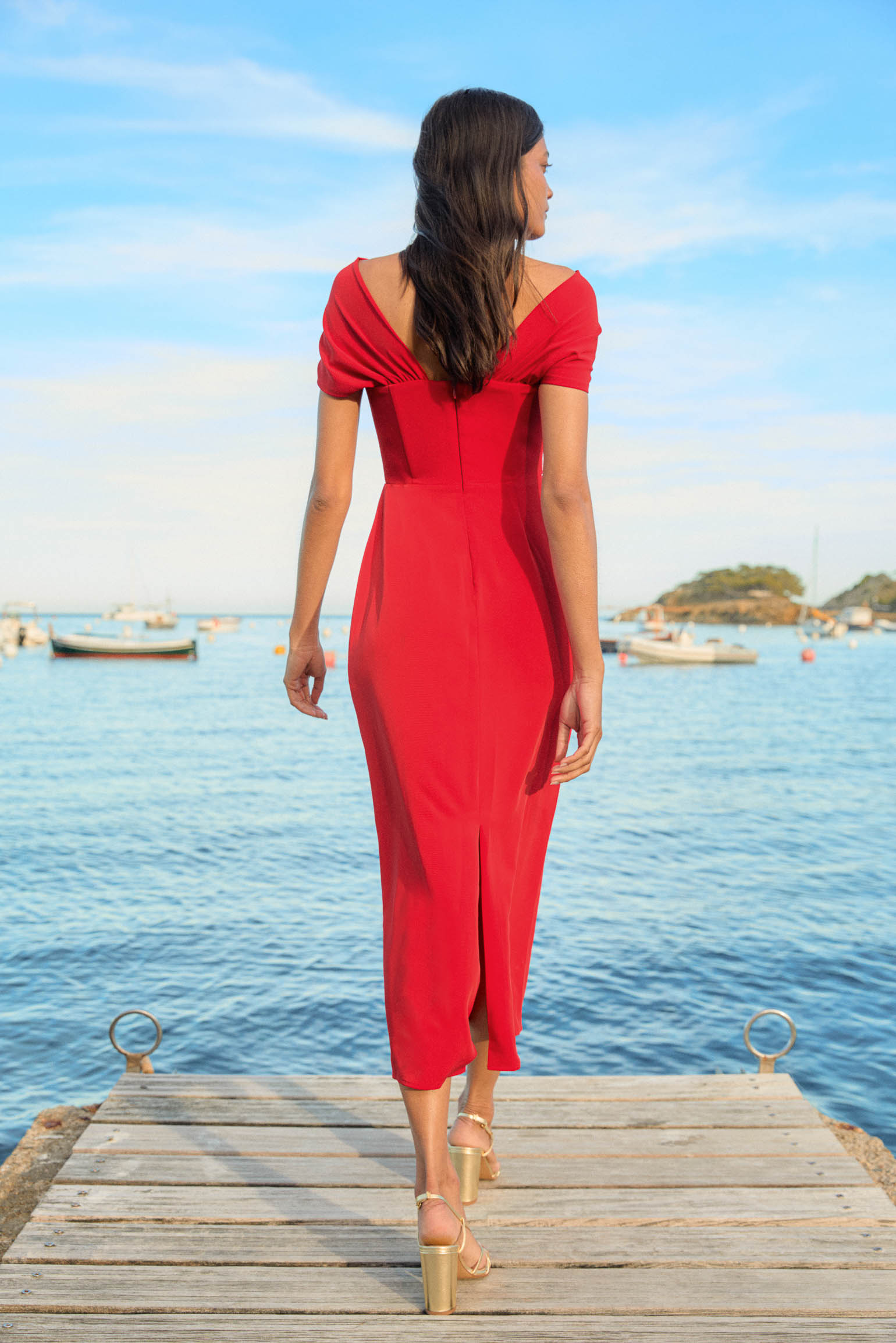 Vestido SUZANNE Red - BIMANI