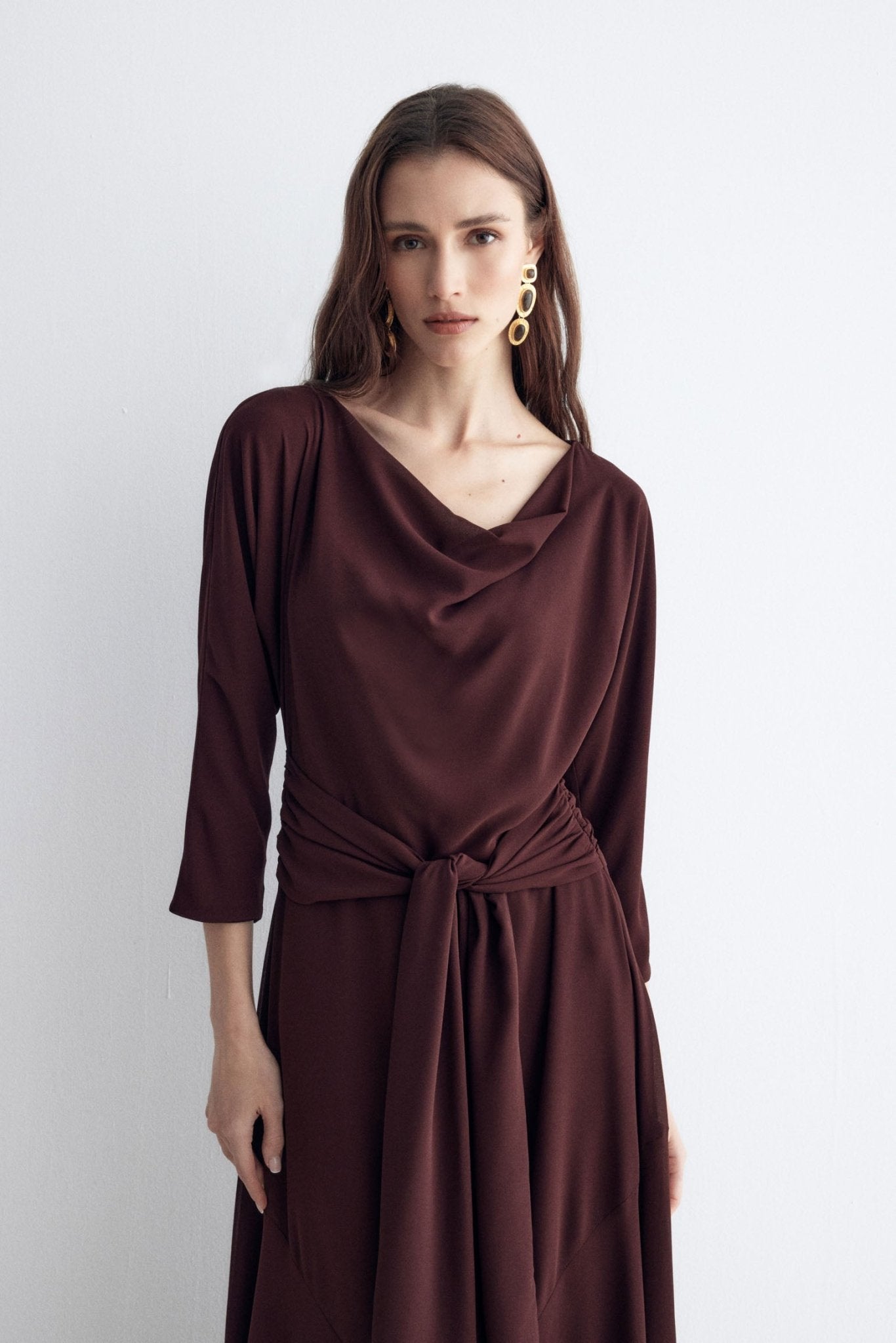 Vestido TERRE Burgundy - BIMANI