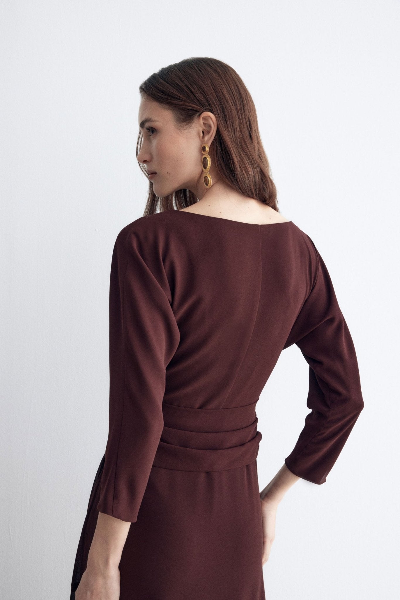 Vestido TERRE Burgundy - BIMANI