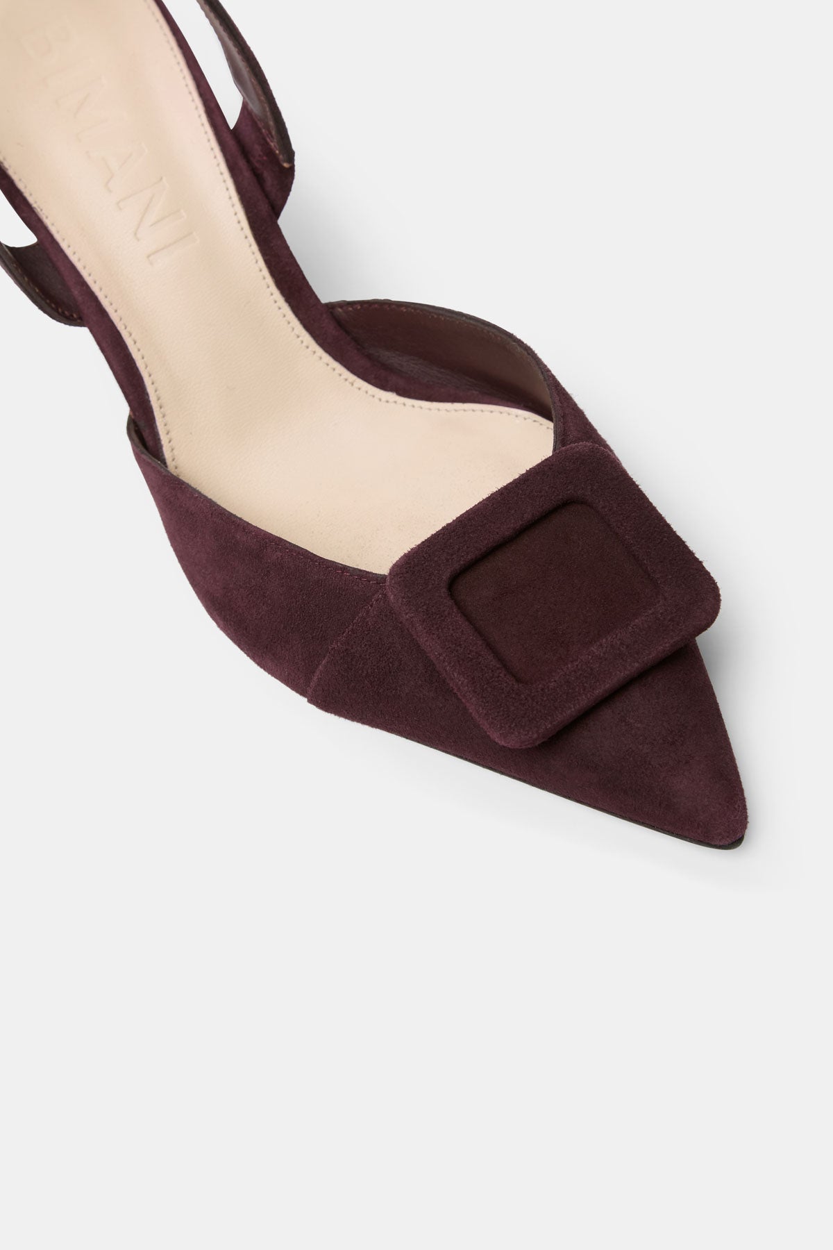 Stiletto NURIA Ante Burdeos - BIMANI